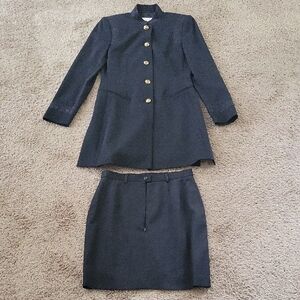 Elegant ESCADA Black Skirt Set